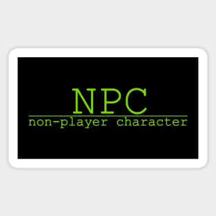 npc nonplayer character Sticker